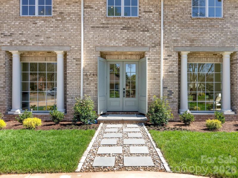 Exterior details and patio area of a home in , Charlotte (Image 3).