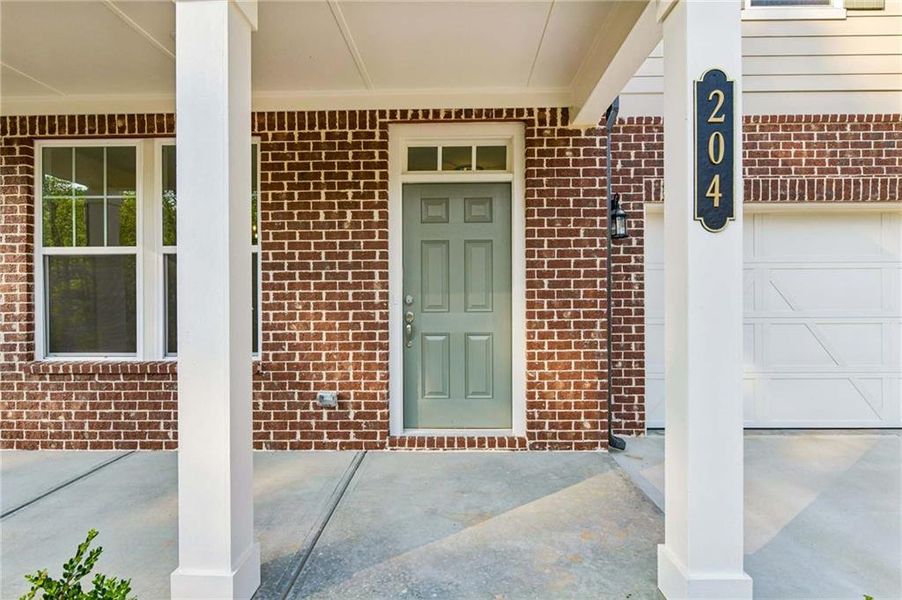 Exterior details and patio area of a home in The Estates at Casteel, Bethlehem (Image 3).