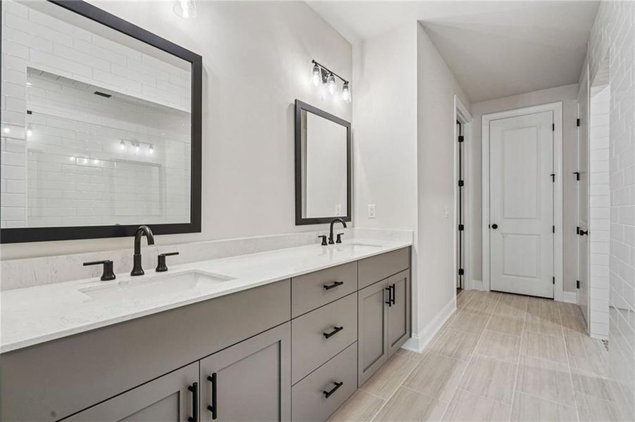 Furnished interior view inside a new home in Promenade at Sawnee Village, Cumming (Image 6).