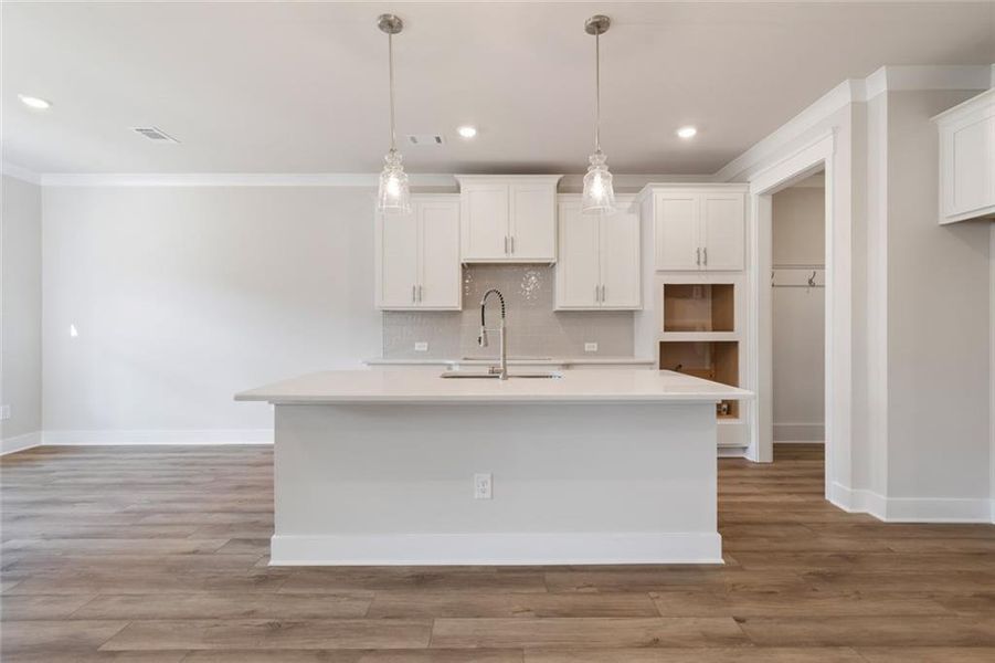 Furnished interior view inside a new home in Rosewood Lake Estates, Hoschton (Image 11).