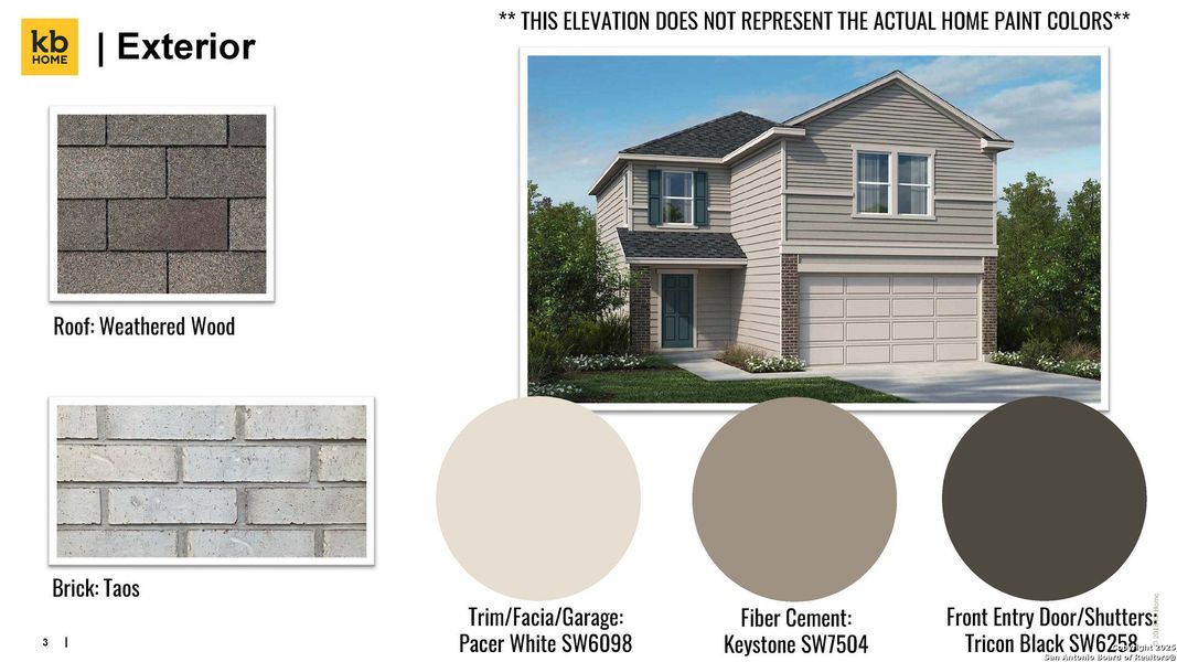 Sample of building materials used in homes in Knox Ridge, Converse (Image 4). Sample of building materials used in homes in Knox Ridge, Converse (Image 4).