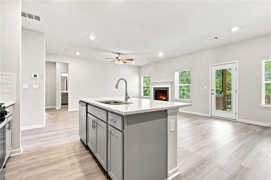 Furnished interior view inside a new home in Little River Falls, Woodstock (Image 8).