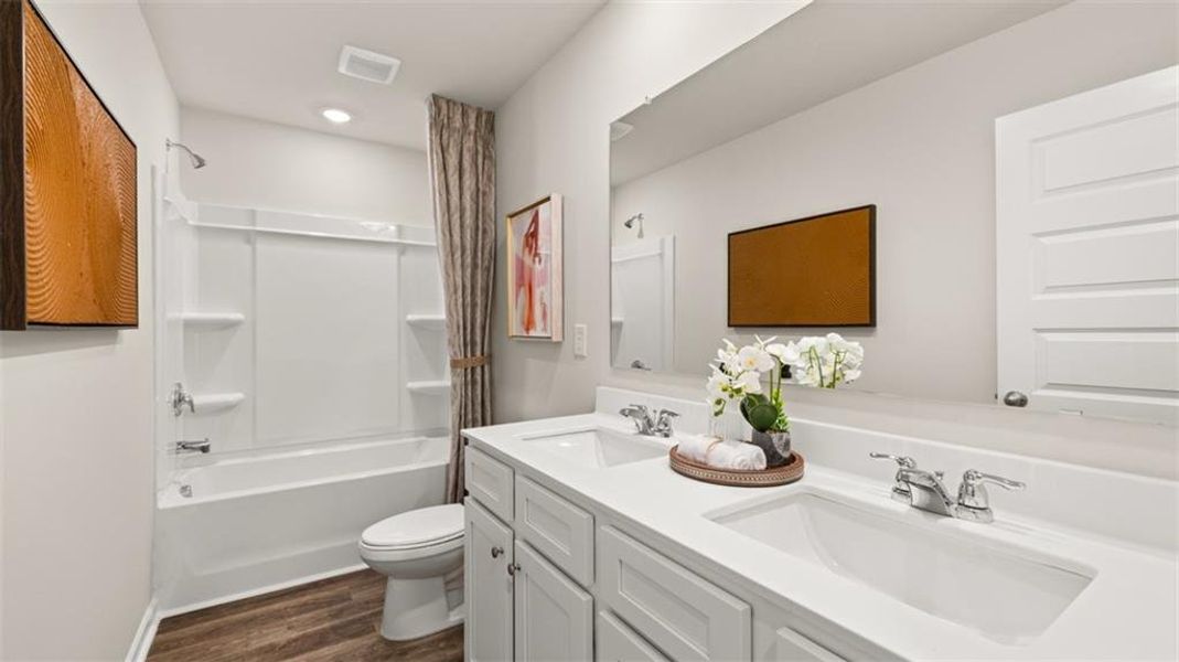Furnished interior view inside a new home in Brookland Commons, Monroe (Image 10).