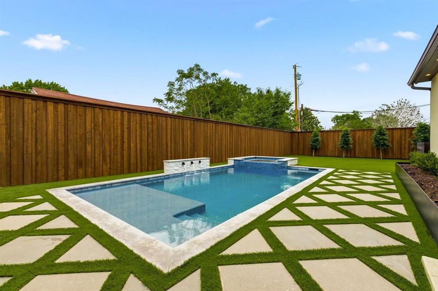 Exterior details and patio area of a home in , Dallas (Image 26).