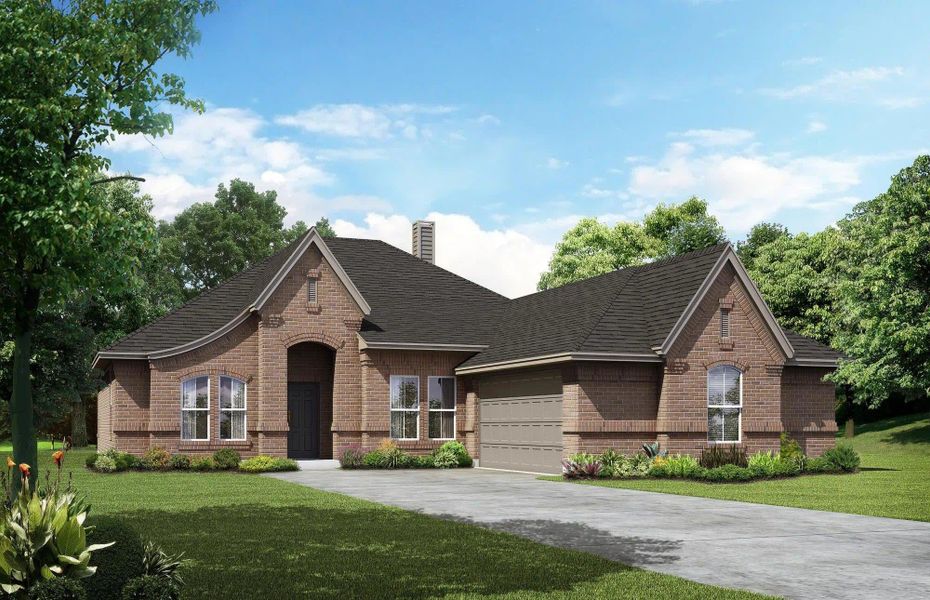 Elevation A | Concept 2267 at Silo Mills - Signature Series in Joshua, TX by Landsea Homes