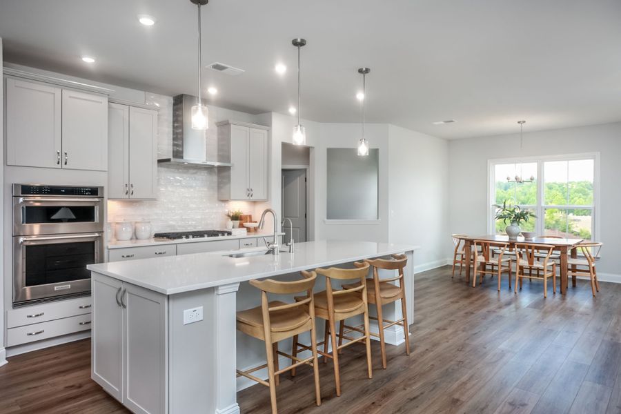 Representative furnished interior of a home built from the Valleybrook by Pulte Homes in Lewiston Meadows, Greensboro (Image 4).