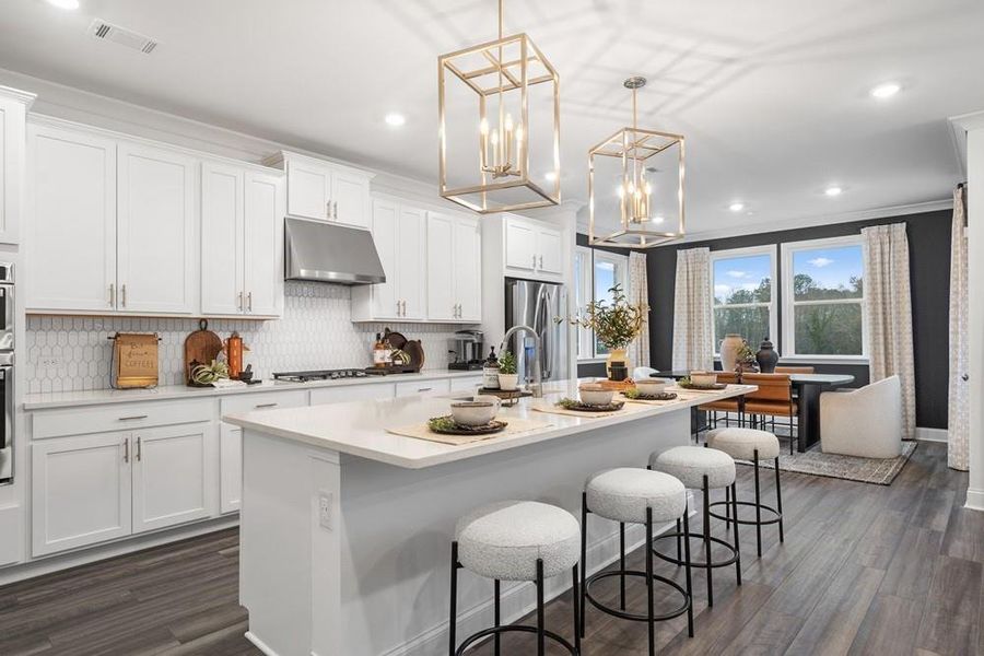 Furnished interior view inside a new home in Auburn Glen, Dacula (Image 10).