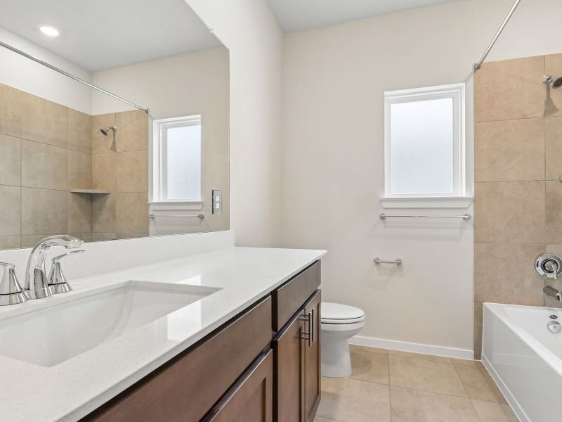 Furnished interior view inside a new home in Parkway Commons - City Series, Missouri City (Image 8).