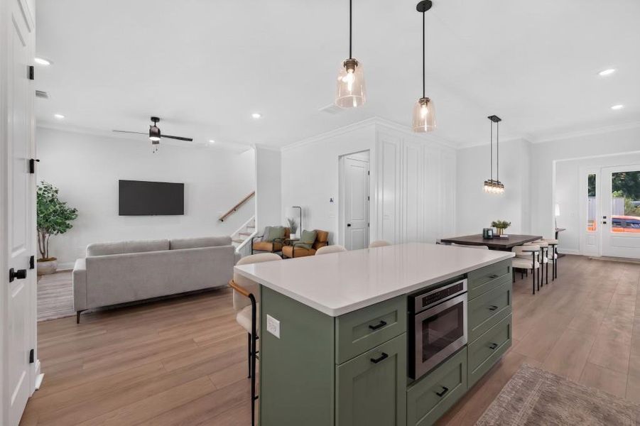 Furnished interior view inside a new home in The Preserve at Killian Hill, Lilburn (Image 11).