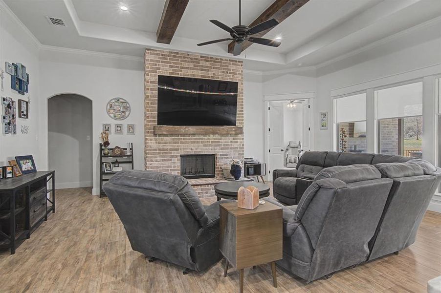 Furnished interior view inside a new home in Kessler Farms, Brock (Image 11).