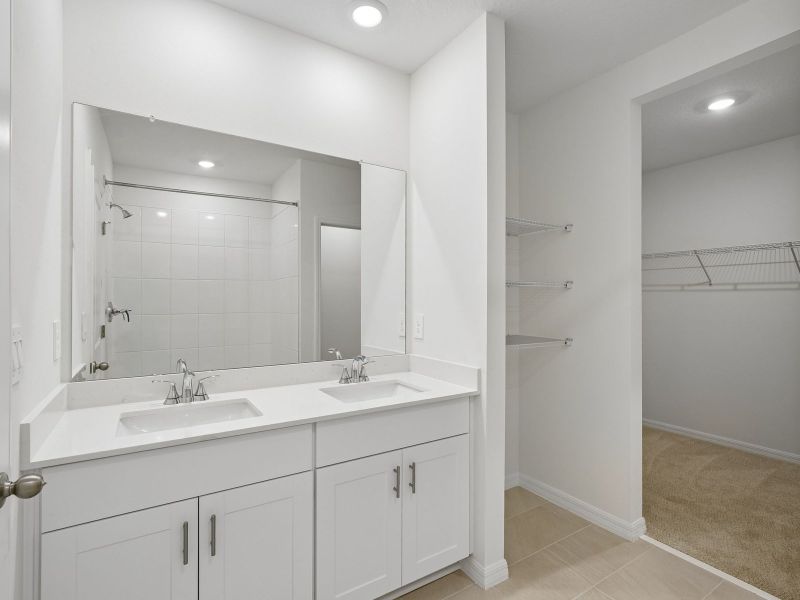 Furnished interior view inside a new home in Two Rivers - Premier Series, Zephyrhills (Image 10).
