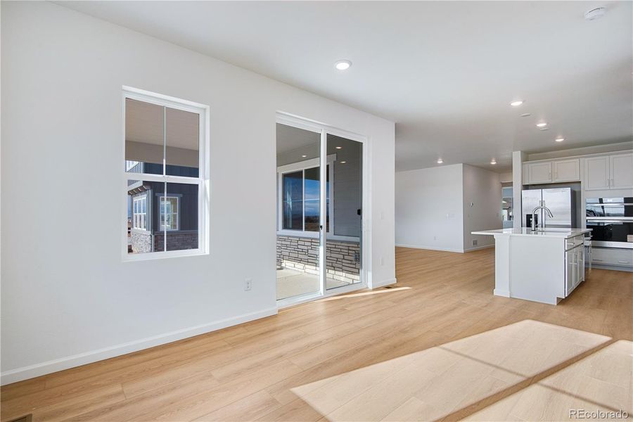 Spacious, unfurnished interior of a new home in Prelude at The Aurora Highlands, Aurora (Image 29). Spacious, unfurnished interior of a new home in Prelude at The Aurora Highlands, Aurora (Image 29).