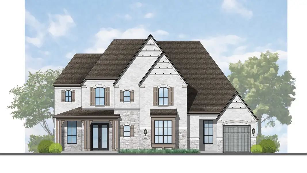 Representative rendering of the exterior for the Siena by Highland Homes (Image 5). Representative rendering of the exterior for the Siena by Highland Homes (Image 5).