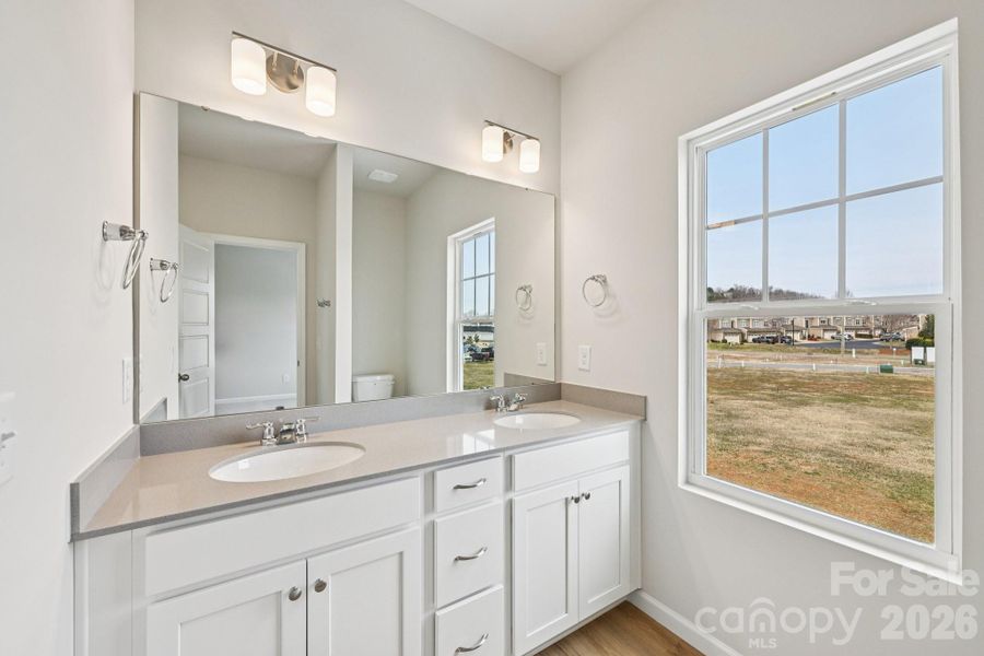 Furnished interior view inside a new home in The Crossing at Cramerton Mills, Cramerton (Image 8).