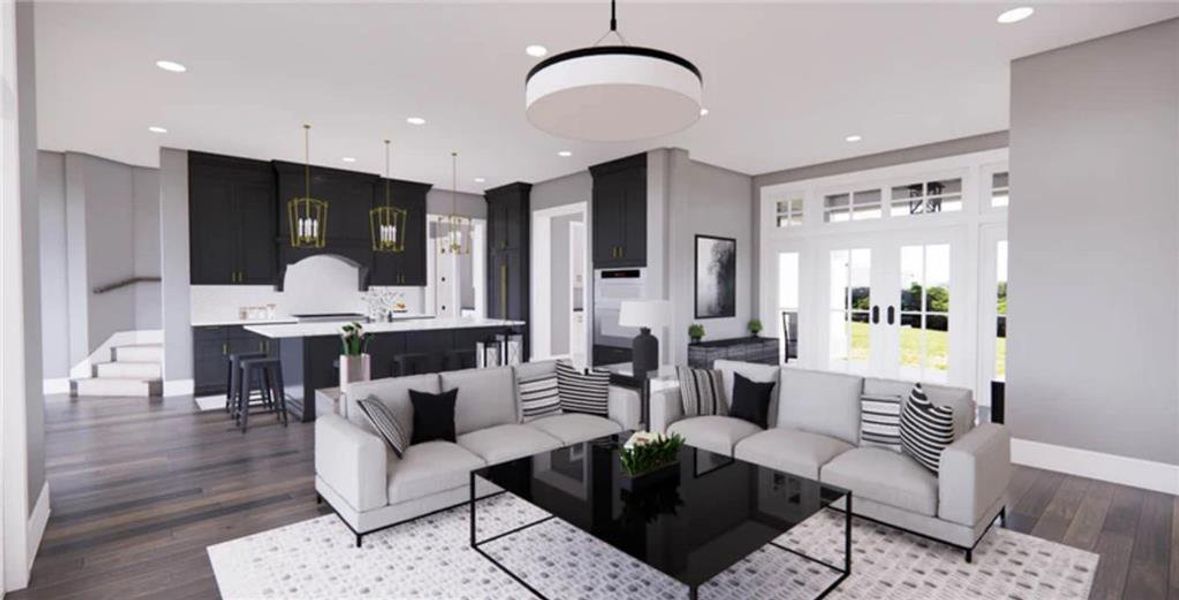 Furnished interior view inside a new home in , Douglasville (Image 20). Furnished interior view inside a new home in , Douglasville (Image 20).