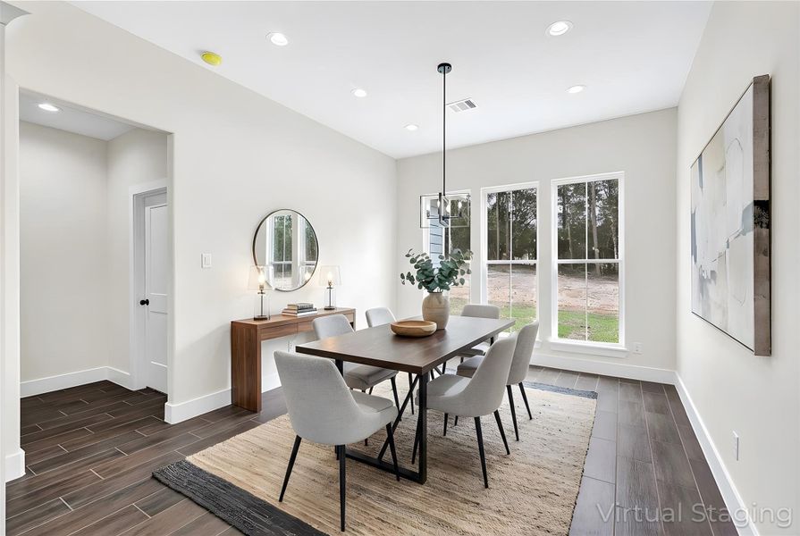 Furnished interior view inside a new home in , Plantersville (Image 13).