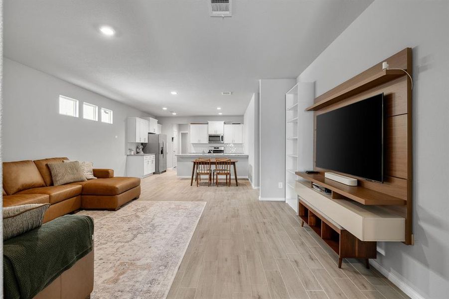 Furnished interior view inside a new home in The Overlook, Fort Worth (Image 32).