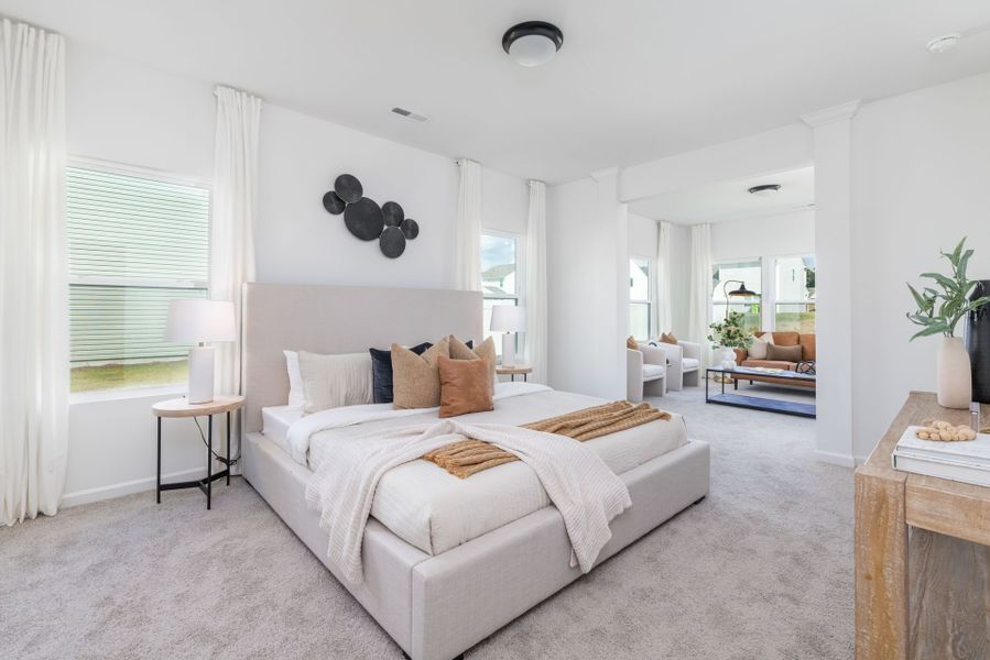 Furnished interior view inside a new home in Benson Village, Benson (Image 13). Furnished interior view inside a new home in Benson Village, Benson (Image 13).