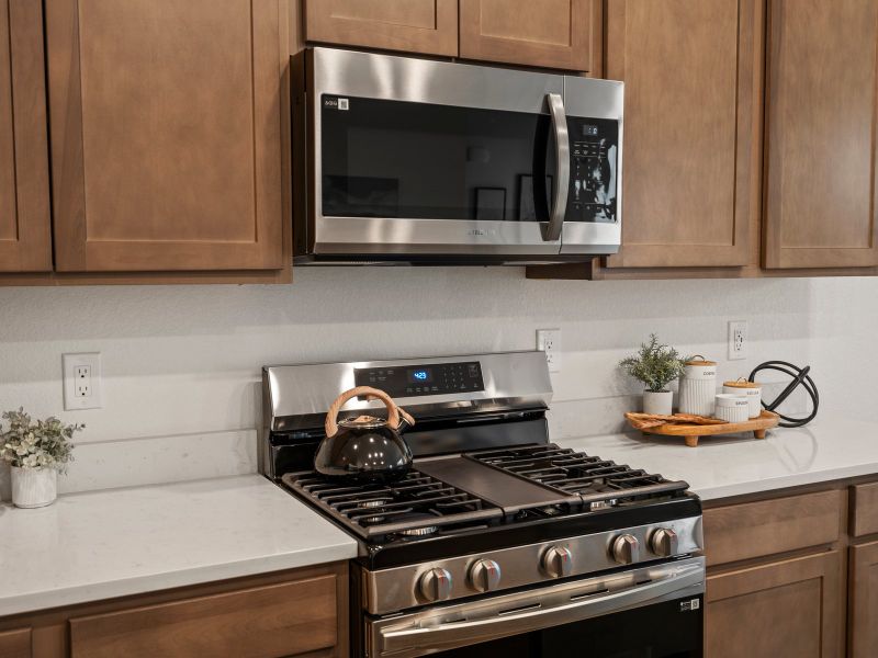 Furnished interior view inside a new home in The Vistas at West Mesa, Colorado Springs (Image 10).