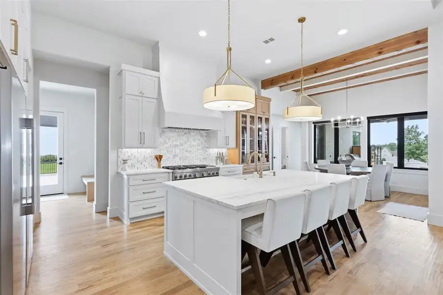 Furnished interior view inside a new home in , Heath (Image 13).