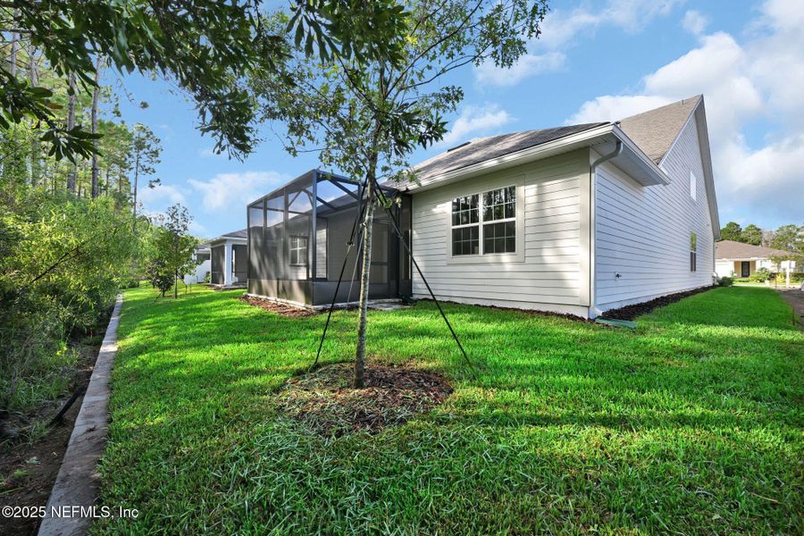 Exterior details and patio area of a home in Del Webb Nocatee, Ponte Vedra (Image 26).
