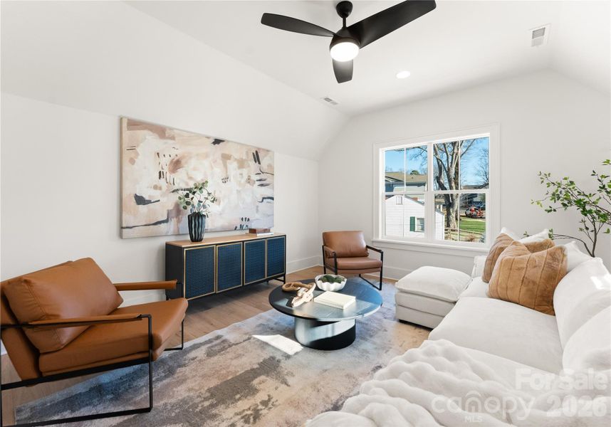 Furnished interior view inside a new home in , Charlotte (Image 17). Furnished interior view inside a new home in , Charlotte (Image 17).