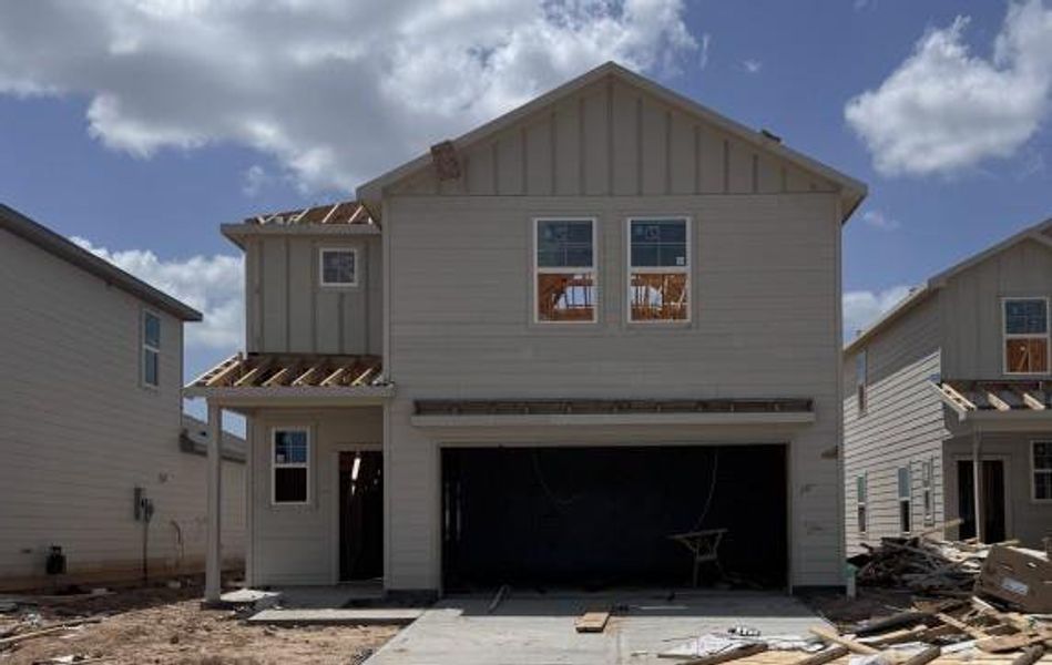 In-progress construction of a new home in Mirabella, Brookshire, TX (Image 17).