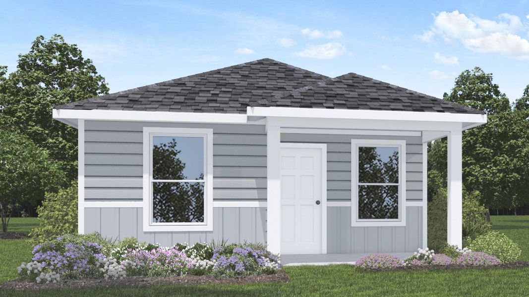 Representative exterior photo of a completed home built from the BLAKE by D.R. Horton in Cartwright Mays, Crandall, TX (Image 1). Representative exterior photo of a completed home built from the BLAKE by D.R. Horton in Cartwright Mays, Crandall, TX (Image 1).