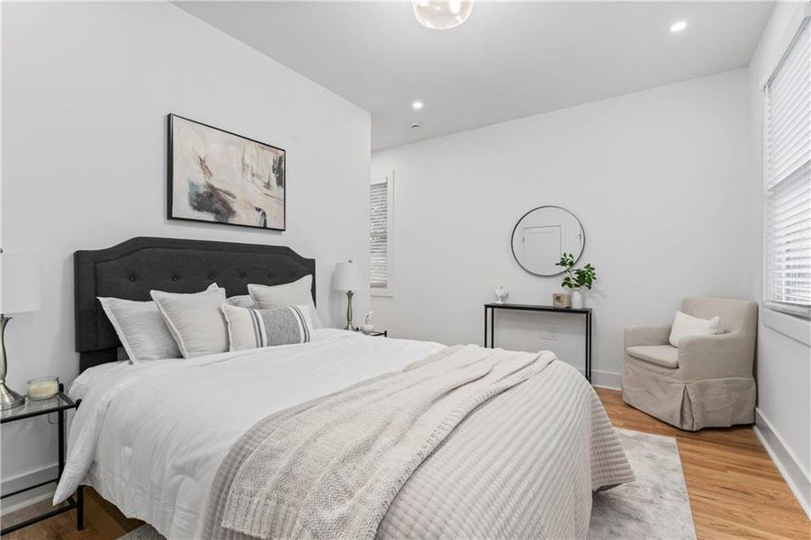 Furnished interior view inside a new home in , Atlanta (Image 16). Furnished interior view inside a new home in , Atlanta (Image 16).