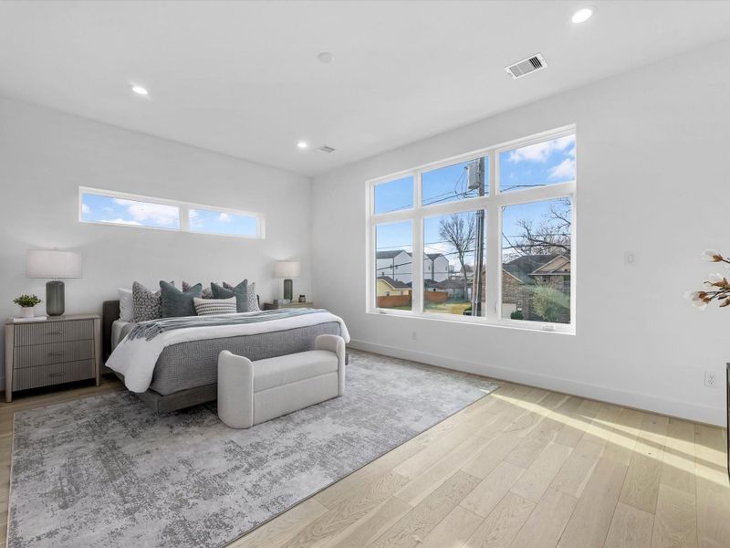 Furnished interior view inside a new home in , Houston (Image 18).