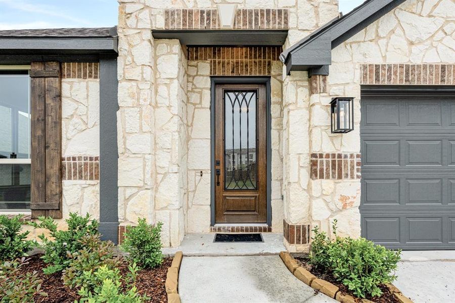 Front exterior of a new home in Arcadia Trails Classic 60, Balch Springs, TX, highlighting curb appeal (Image 1).