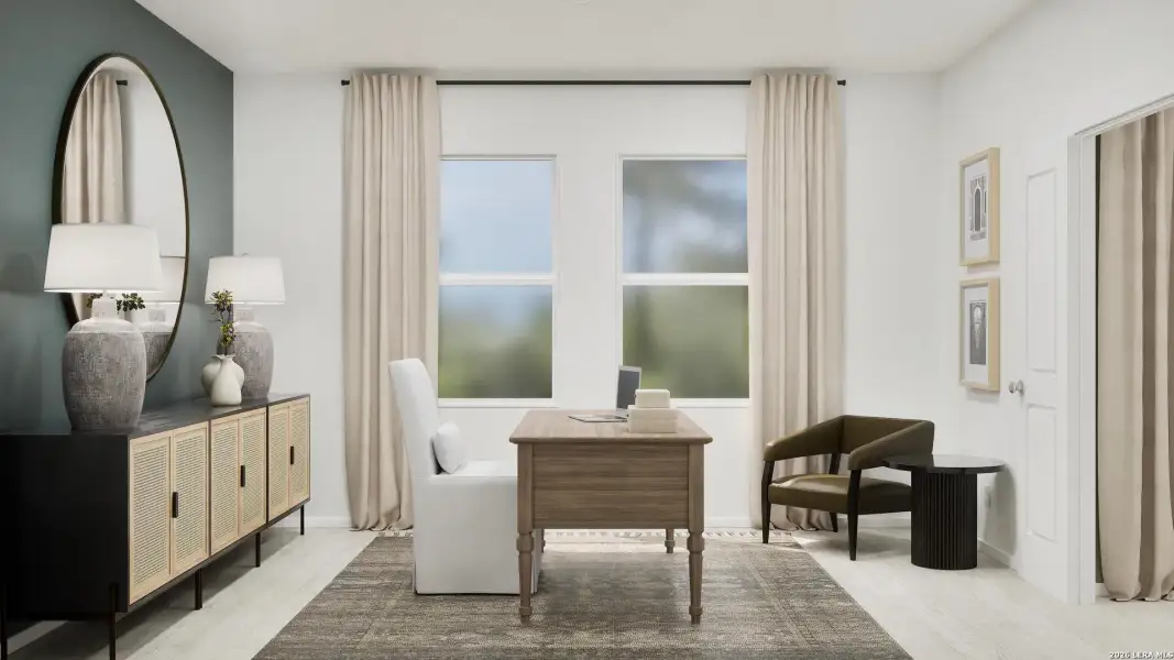 Furnished interior view inside a new home in Stone Garden, Elmendorf (Image 9).