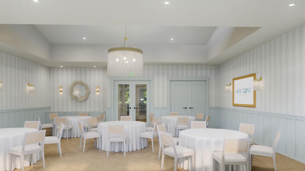 Furnished interior view inside a new home in Horizons at Carnes Crossroads | 55+: Cottage Collection, Summerville (Image 21).