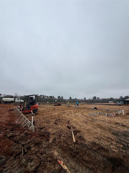 Site preparation for new homesites in Lexington Heights 50', Willis (Image 4).