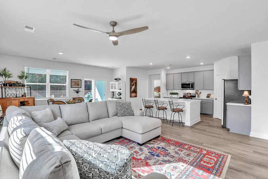 Furnished interior view inside a new home in , Yemassee (Image 17). Furnished interior view inside a new home in , Yemassee (Image 17).