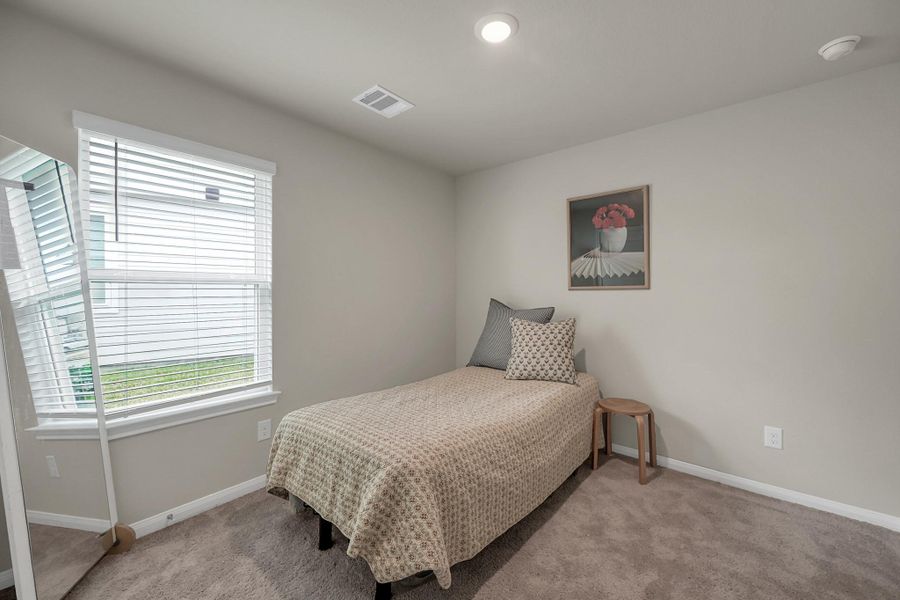 Another view of the third bedroom