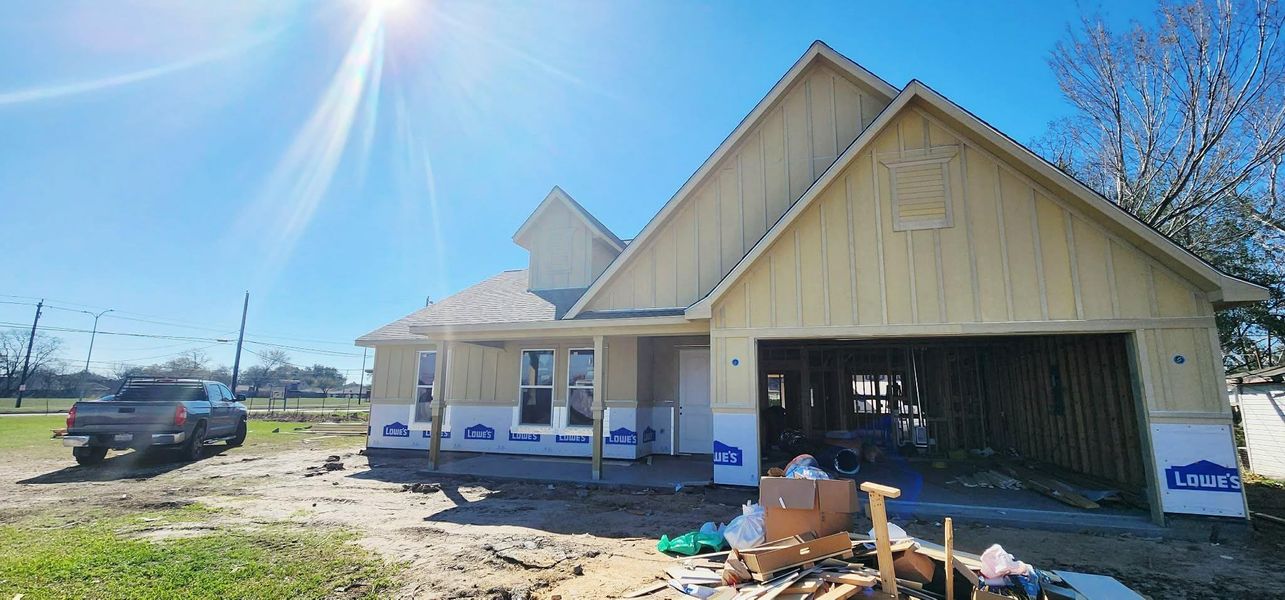 In-progress construction of a new home in , Deer Park, TX (Image 5).