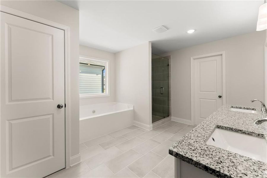 Furnished interior view inside a new home in , Dawsonville (Image 9).