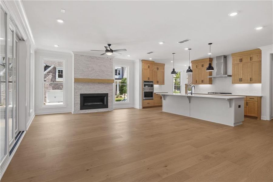 Spacious, unfurnished interior of a new home in Waterside Townhomes, Peachtree Corners (Image 20).