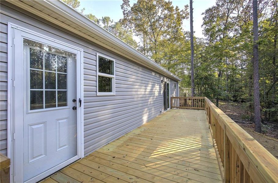 Exterior details and patio area of a home in , Talking Rock (Image 30).