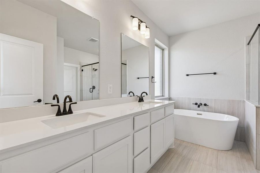 Furnished interior view inside a new home in Ellis Ranch Estates, Waxahachie (Image 11). Furnished interior view inside a new home in Ellis Ranch Estates, Waxahachie (Image 11).