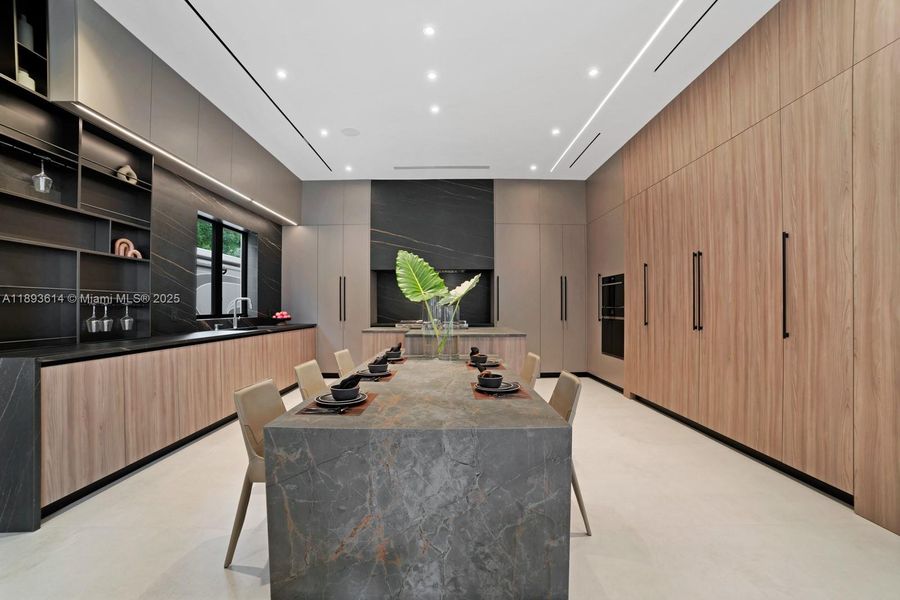 Furnished interior view inside a new home in , Miami (Image 8).