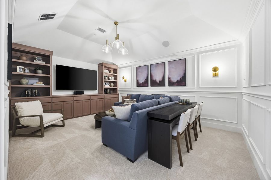 Representative furnished interior of a home built from the Victoria by Windsor Homes in Oak Ridge Park, Corinth (Image 41).
