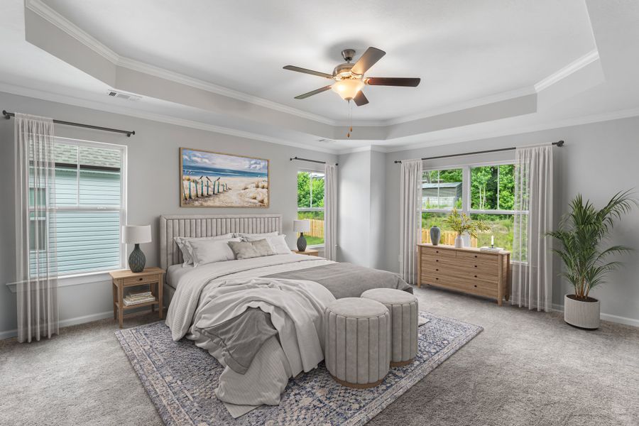 Furnished interior view inside a new home in Forrest Bluff, North Augusta (Image 13).
