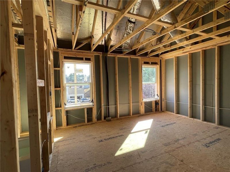 In-progress construction of a new home in Edenglen, Buford, GA (Image 40).