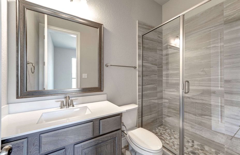 Furnished interior view inside a new home in Artavia 70′, Conroe (Image 14).