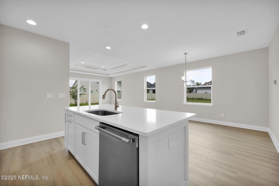Furnished interior view inside a new home in Seabrook Village at Nocatee, Ponte Vedra (Image 10).