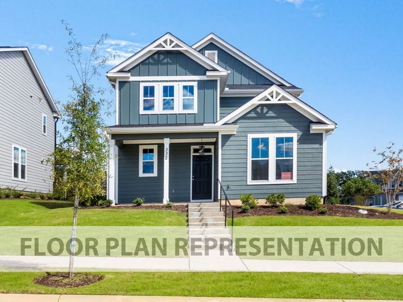 Representative exterior photo of a completed home built from the Sparrow by Ivey Homes in Tillery Park, Grovetown, GA (Image 17). Representative exterior photo of a completed home built from the Sparrow by Ivey Homes in Tillery Park, Grovetown, GA (Image 17).