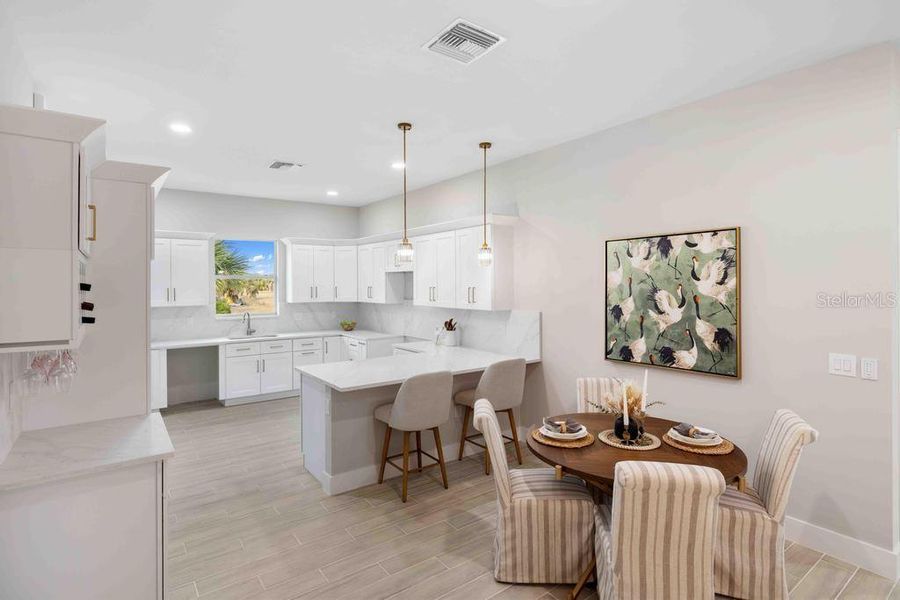 Furnished interior view inside a new home in , Placida (Image 41).