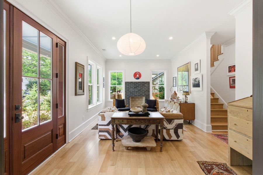 Furnished interior view inside a new home in , Charleston (Image 34).